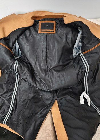 Düğmeli Kahverengi Süet Erkek Kaban - Görsel 4