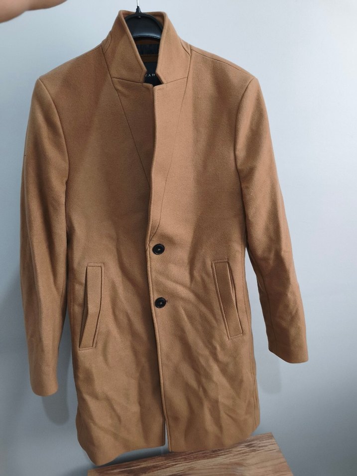 Düğmeli Kahverengi Süet Erkek Kaban - Görsel 3