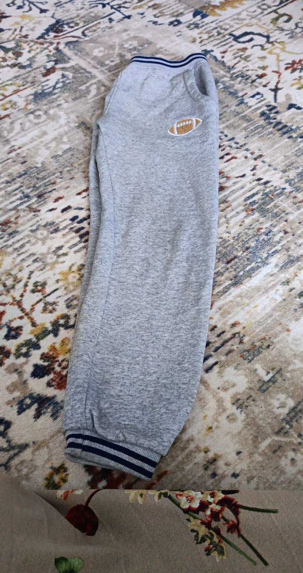 Gri Erkek Çocuk Bol Kesim Sweatpants - Görsel 2