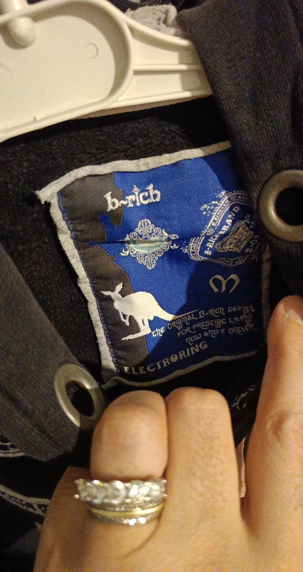 Erkek Siyah Baskılı Denim Sweatshirt - Görsel 5