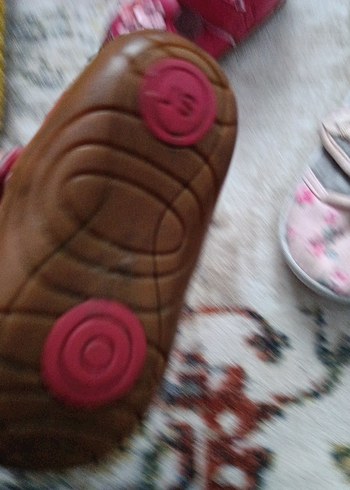 Kız Bebek Pembe Nakışlı Ilk Adım Ayakkabıları - Görsel 6