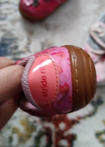 Kız Bebek Pembe Nakışlı Ilk Adım Ayakkabıları - Görsel 5