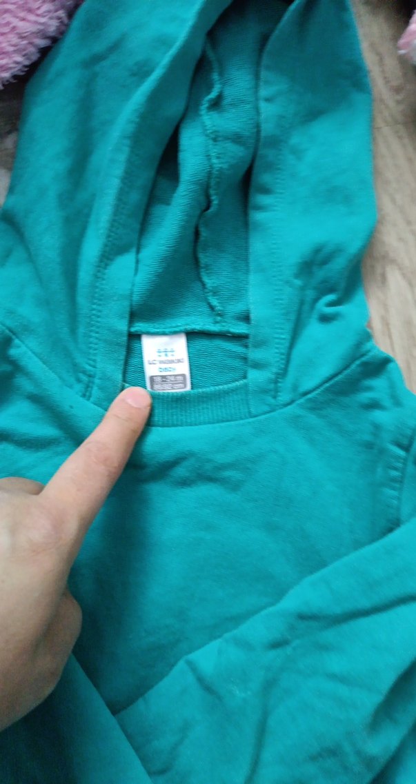 Turkuaz Erkek Çocuk Kapüşonlu Sweatshirt - Görsel 2