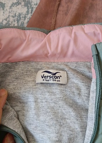 kız Çocuk Gri Fermuarlı Yelek - Görsel 3