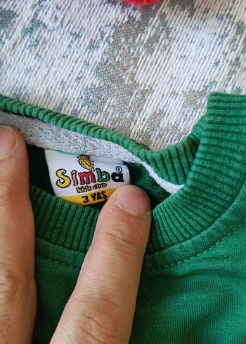 Erkek Çocuk Yeşil Sweatshirt Uzun Kollu - Görsel 3