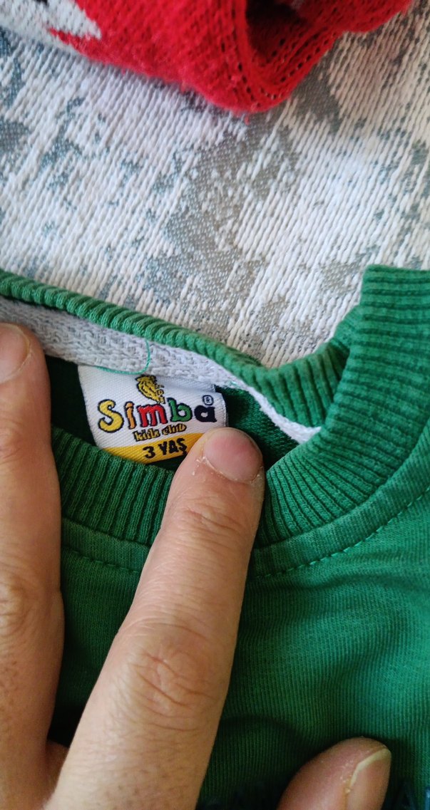 Erkek Çocuk Yeşil Sweatshirt Uzun Kollu - Görsel 3