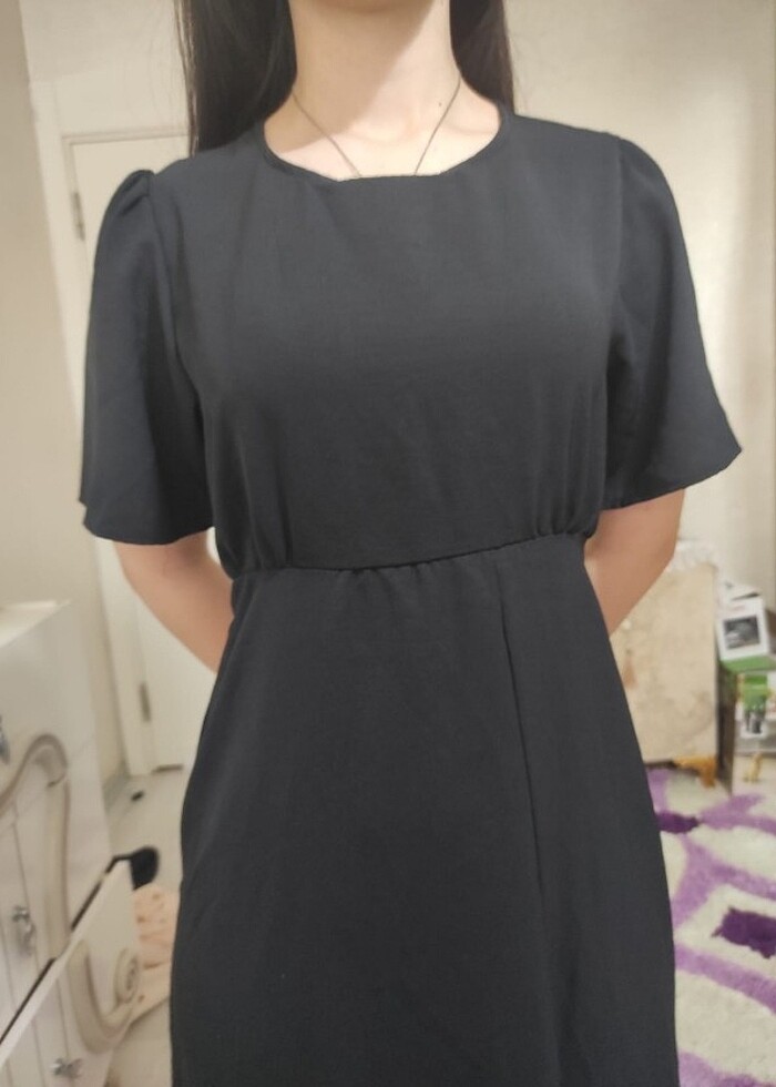 Siyah elbise  - Görsel 3