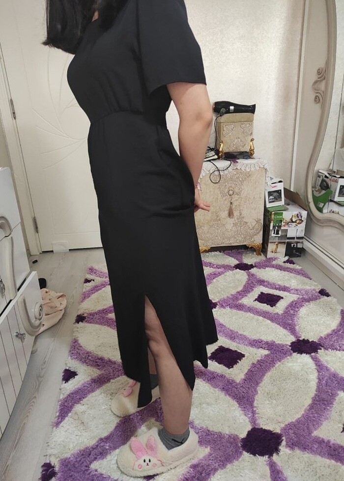 Siyah elbise  - Görsel 4