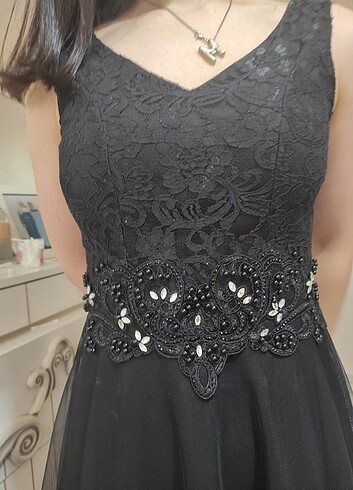 Abiye elbise uzun  - Görsel 4