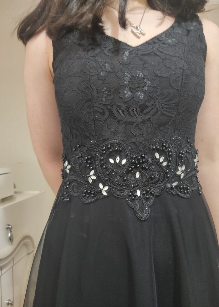 Abiye elbise uzun  - Görsel 2