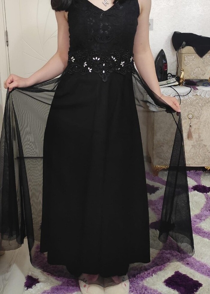 Abiye elbise uzun  - Görsel 3