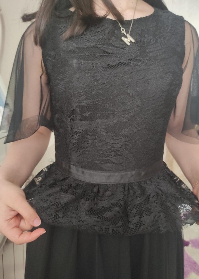 Abiye Fransız model - Görsel 5