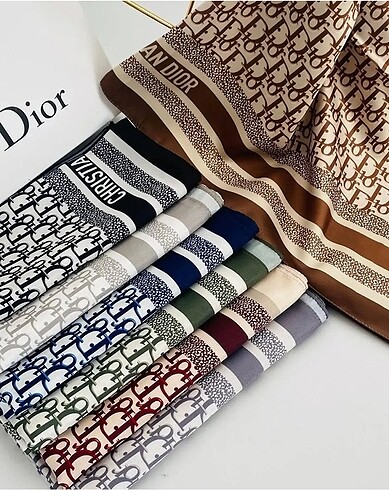 Dior tivil ipek eşarp