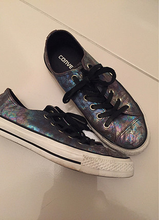 38 Beden Siyah-mor Converse 