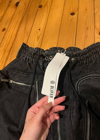 m Beden siyah Renk Siyah Denim Kadın Midi Uzun etek