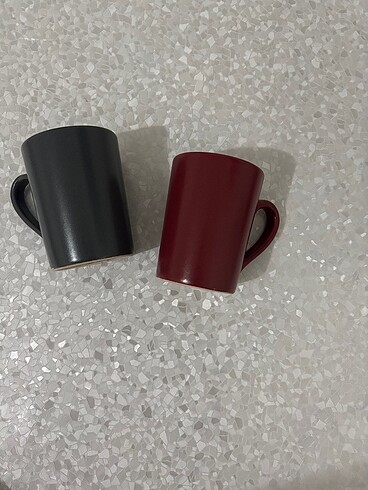2 adet keramika küçük kupa bardak