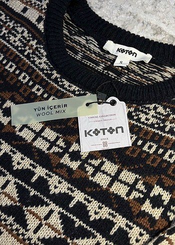 Bohem Tarzında Örgü Desenli  Kazak - Görsel 2