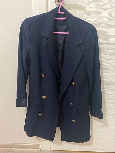 Lacivert blazer