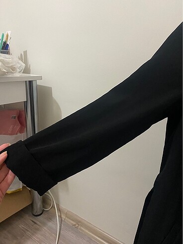 xs Beden siyah Renk H&M Uzun ceket
