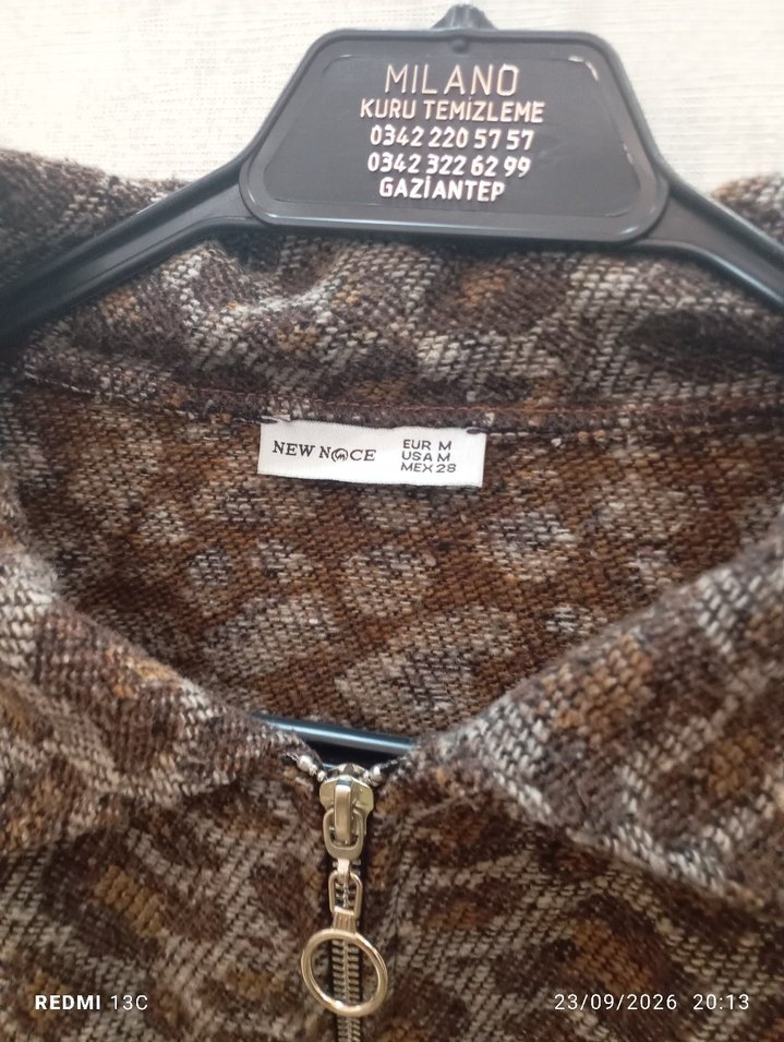 Leopar Desenli Kısa Peluş Ceket — görsel 2/4