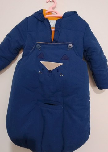 Düğmeli Kapüşonlu Gri Erkek Çocuk ceket - Görsel 2