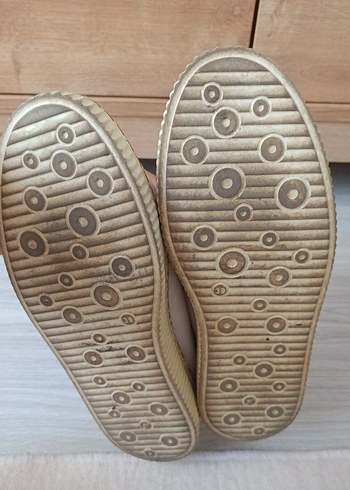 Beyaz Kadın Deri Dolgu Topuk Espadril - Görsel 3