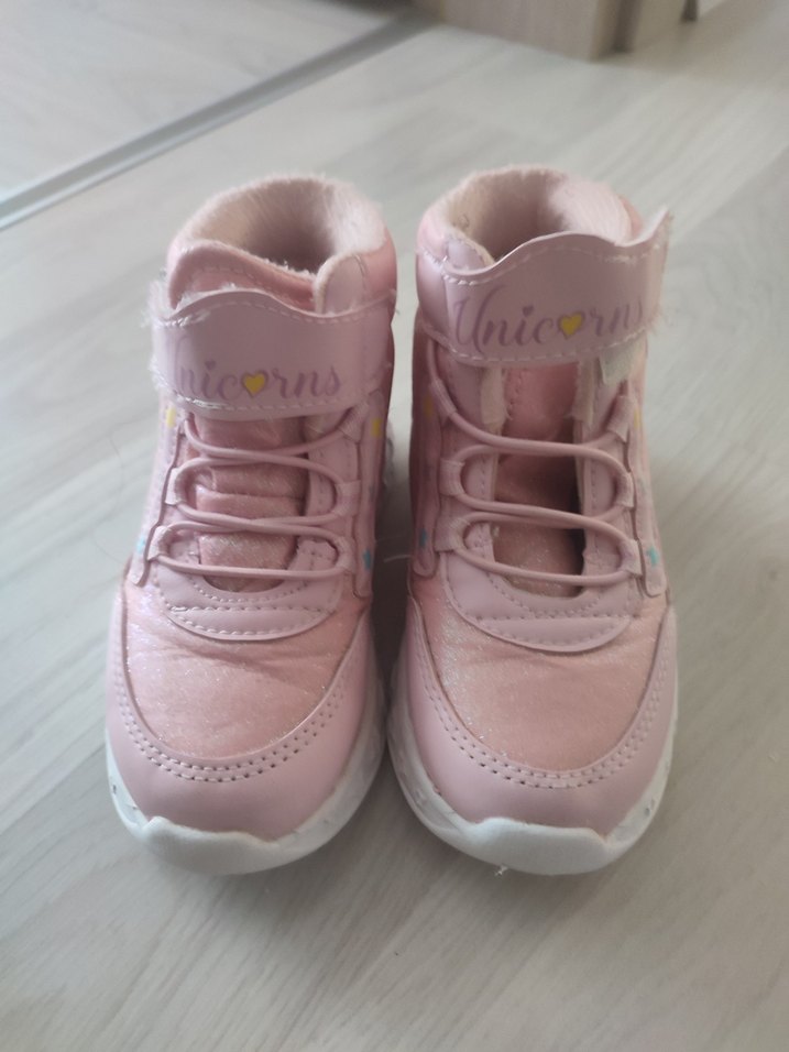 Işıklı Pembe Kız Çocuk Sneakers - Görsel 4