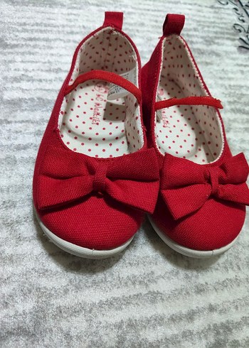 Kız Çocuk Kırmızı Fiyonklu Babet - Görsel 2