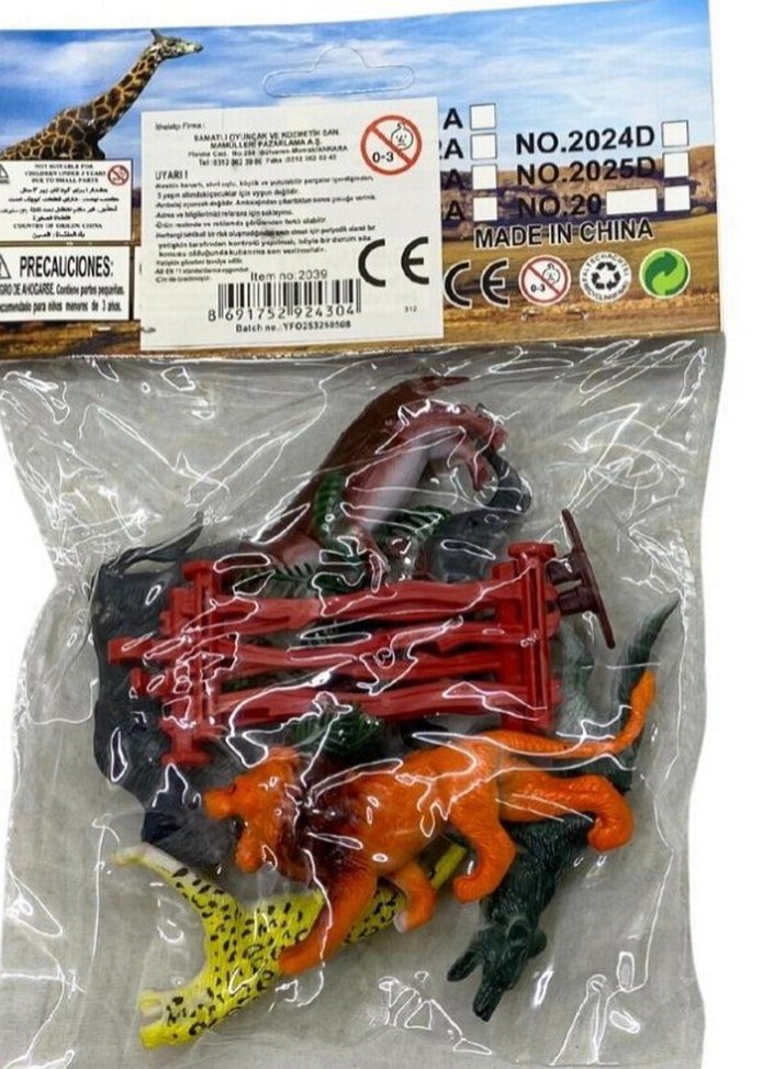 Çeşitli Renklerde Dinozor Figürleri Paketi - Görsel 4