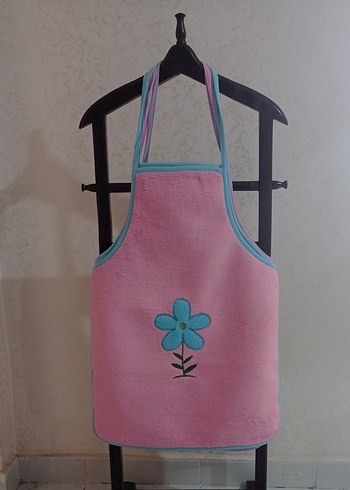 Nakışlı Mavi Mutfak Önlüğü - Görsel 5