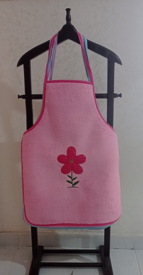 Nakışlı Mavi Mutfak Önlüğü - Görsel 4