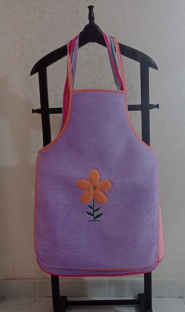 Nakışlı Mavi Mutfak Önlüğü - Görsel 2