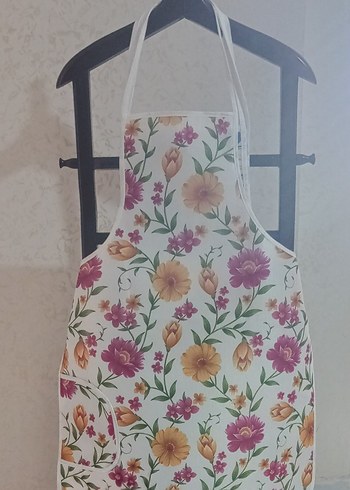 Renkli Desenli ,cepli, sıvı geçirmez, Battal boy Mutfak Önlüğü - Görsel 4