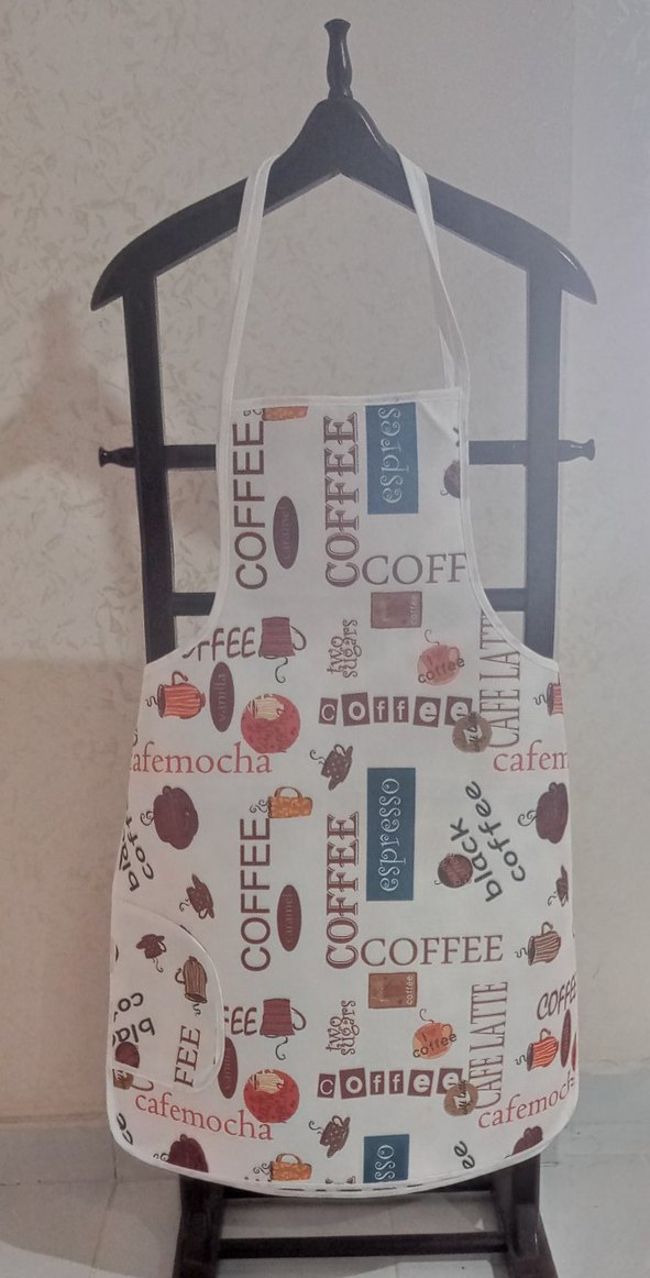 Renkli Desenli ,cepli, sıvı geçirmez, Battal boy Mutfak Önlüğü - Görsel 2