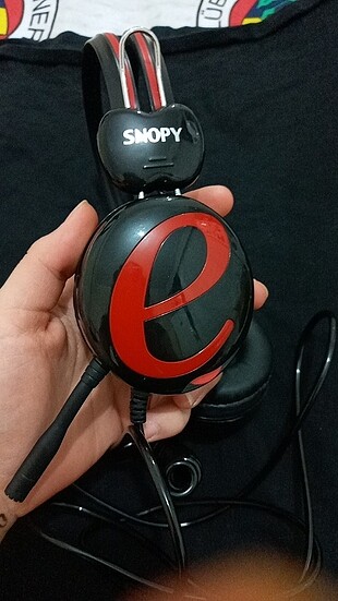 Snopy oyuncu kulaklığı 
