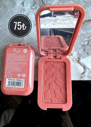 Diğer Renkli Pembe Rose Allık