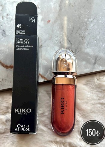 Kiko 3D Hydra Parlak Kırmızı Ruj