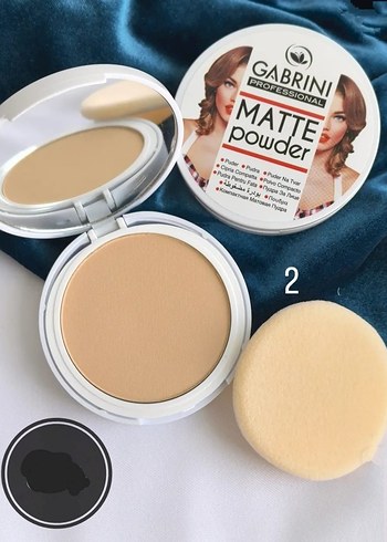 Gabrini Mat Pudra - Açık Bej (168) - Görsel 2
