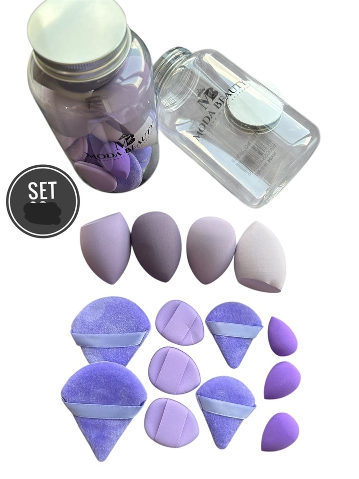 Pastel Pembe Makyaj Süngeri Seti (219) - Görsel 2