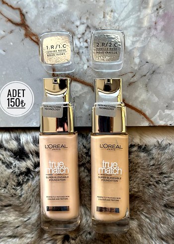 L'Oreal Paris True Match Fondöten Beige Tonları