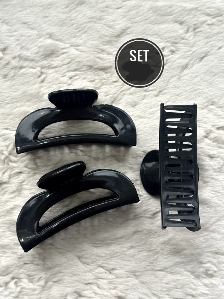 Pastel Renkli Elastik Plastik Saç Tokası Seti - Görsel 4