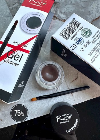 Rose Kozmetik Uzun Süre Kalıcı Jel Eyeliner