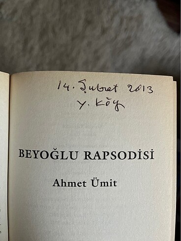Beden Beyoglu Rapsodisi - ahmet ümit