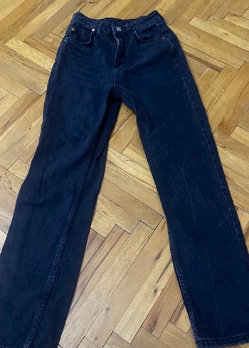 Kadın Lacivert Denim Midi Boy Jean