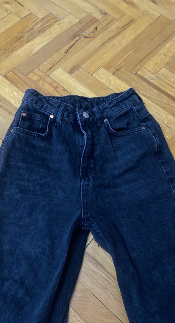 Kadın Lacivert Denim Midi Boy Jean - Görsel 2