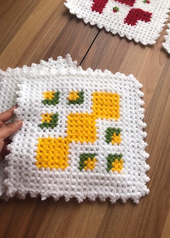 Sarı ve Beyaz  çeyizlik lif - Görsel 2