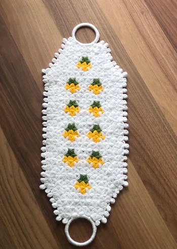 Sarı Çiçek Desenli  lif seti - Görsel 3