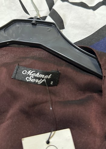 Mini şifondan uzun kollu yandan süslü şifon gömlek - Görsel 3