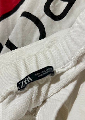 Kadın beyaz bol kesim pantolon - Görsel 3