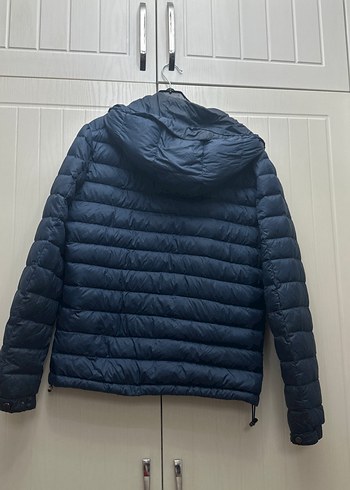 Erkek Lacivert Fermuarlı İnce Mont - Görsel 2